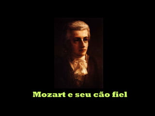 Mozart e seu cão fiel

 