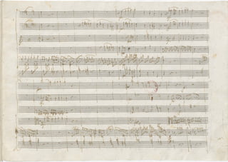 Mozart quintet k452_autograph