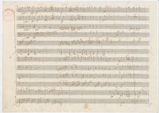Mozart quintet k452_autograph