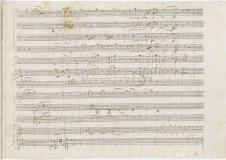Mozart quintet k452_autograph