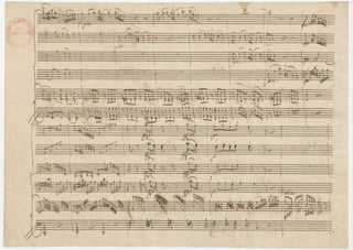 Mozart quintet k452_autograph