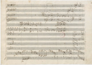Mozart quintet k452_autograph