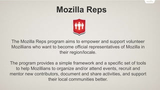 Mozilla Reps
 