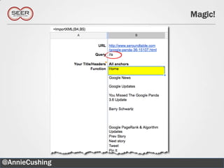 Magic!




@AnnieCushing      25
 