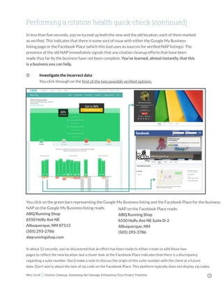Moz Citation Cleanup