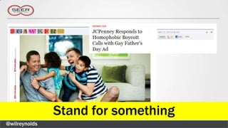Stand for something
@wilreynolds
 