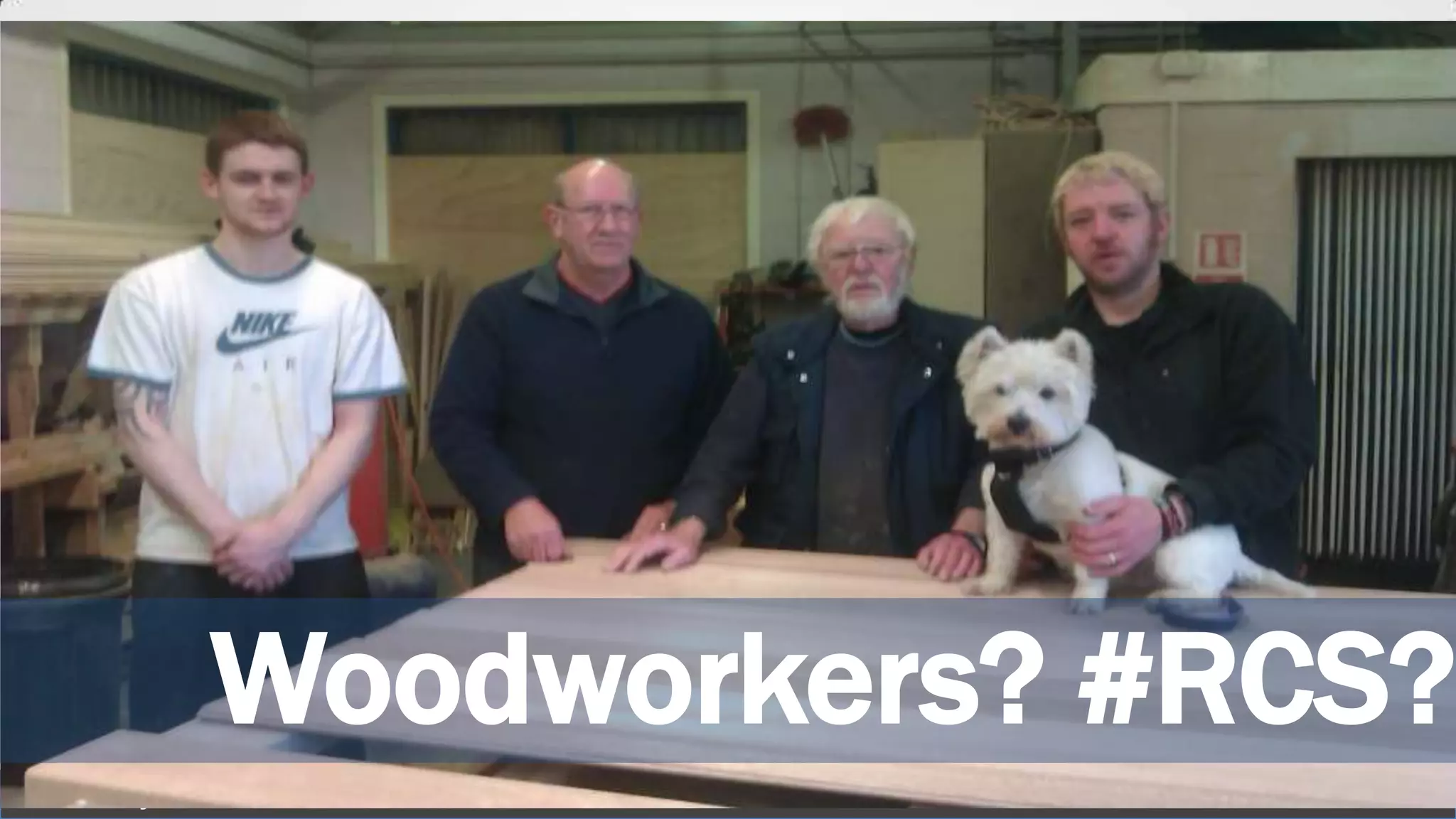 @wilreynolds
Woodworkers? #RCS?
 