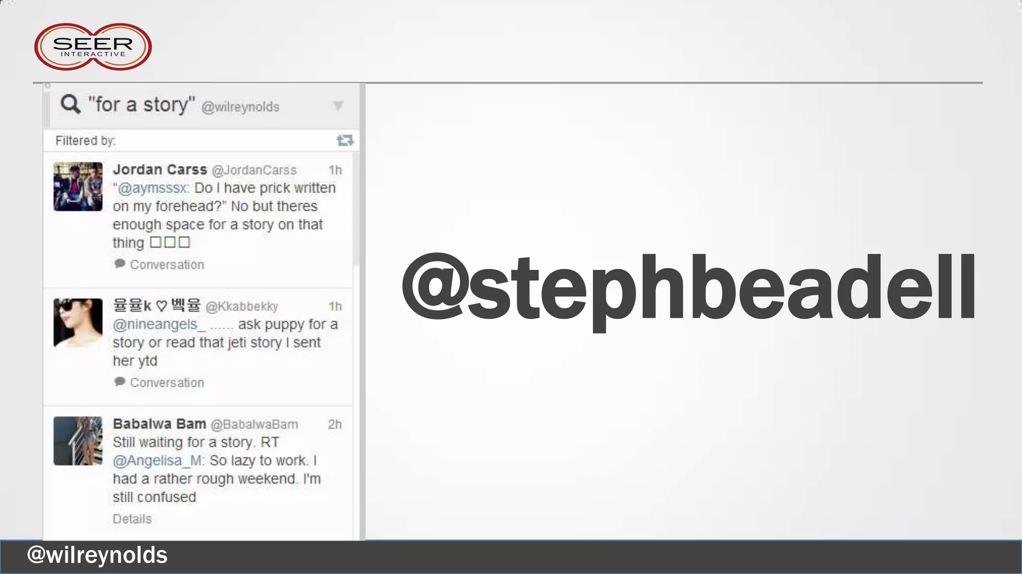 @stephbeadell
@wilreynolds
 