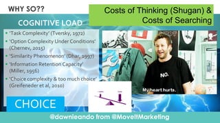 @dawnieando from @MoveItMarketing
Click To Edit Presentation SubtitleClick To Edit Presentation Subtitle
COGNITIVE  LOAD
C...