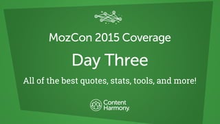 All of the best quotes, stats, tools, and more!
 