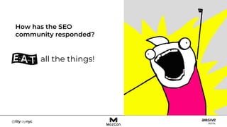 all the things!
How has the SEO
community responded?
 