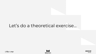 Let’s do a theoretical exercise…
 