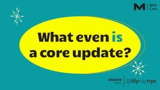 Whatevenis
acoreupdate?
 