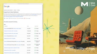 Google’s Official
List of Updates
 