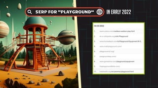 in Early 2022
SERP FOR “PLAYGROUND”
 