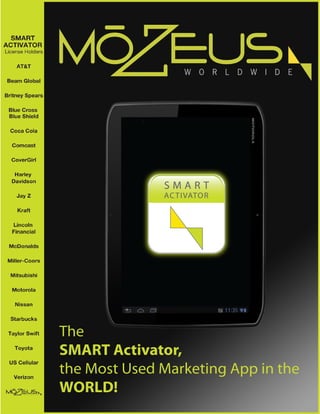 The
SMART Activator,
the Most Used Marketing App in the
WORLD!
 