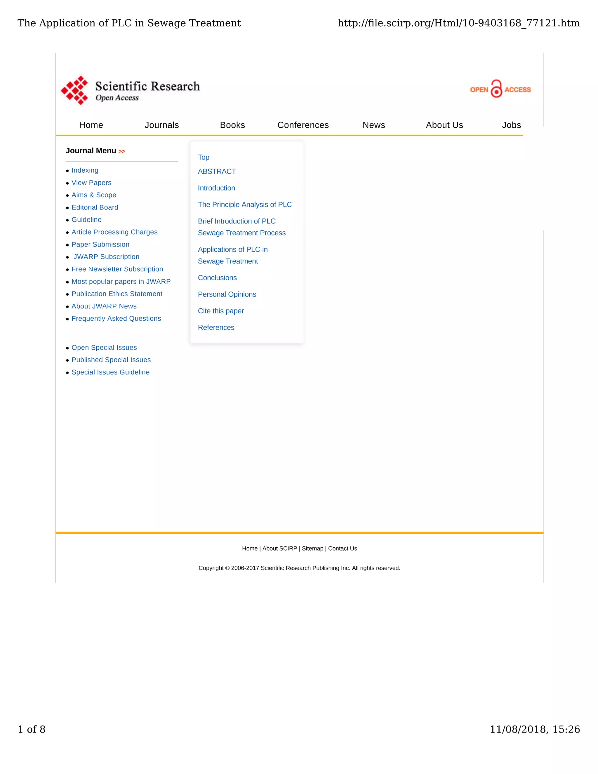 Automated plc program for sewage control | PDF