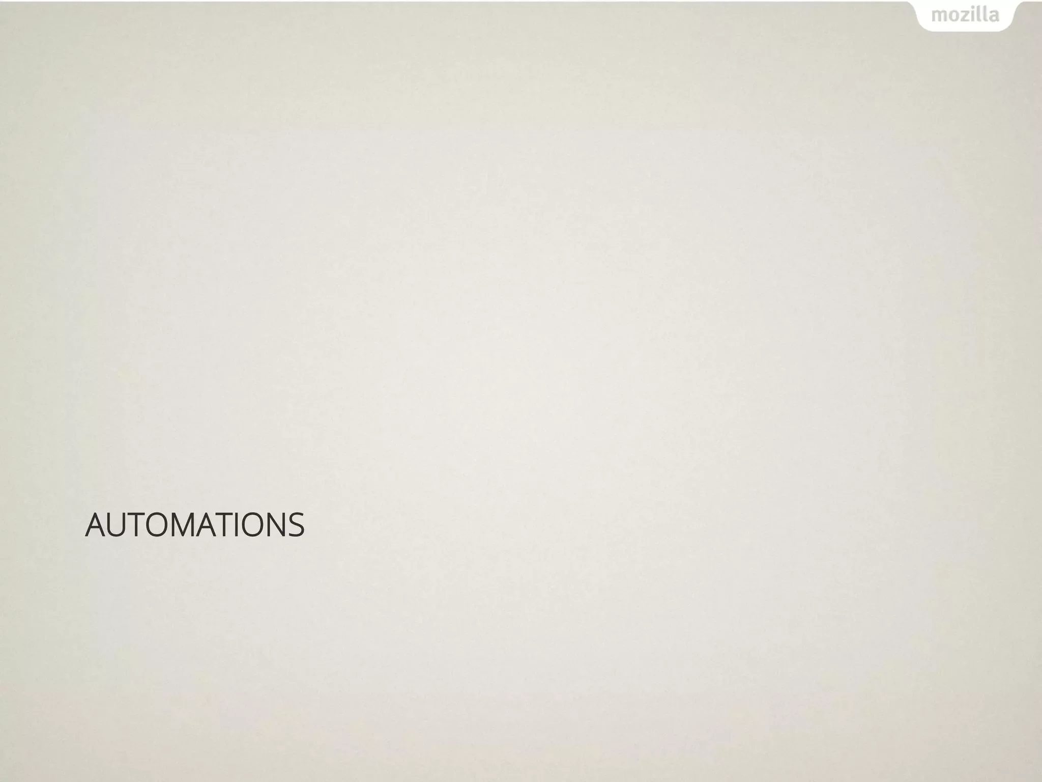AUTOMATIONS
 