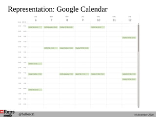 10 december 2020@hellosct1
Representation: Google Calendar
 