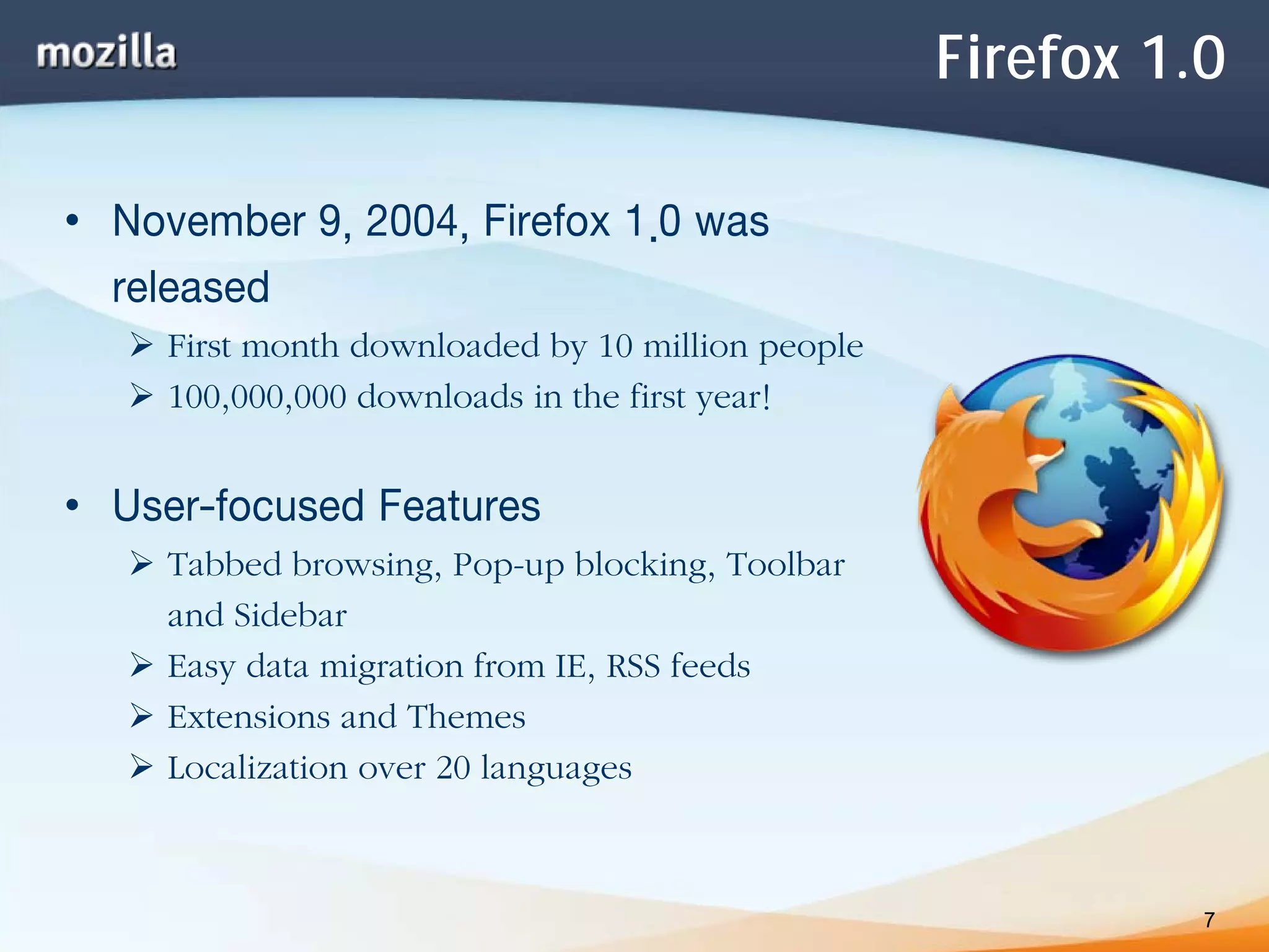 Mozilla Project and Open Web