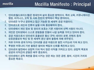Mozilla Project and Open Web