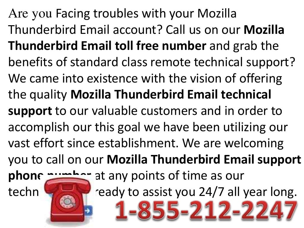 mozilla thunderbird tech support phone number mozilla thunderbird tech support phone number