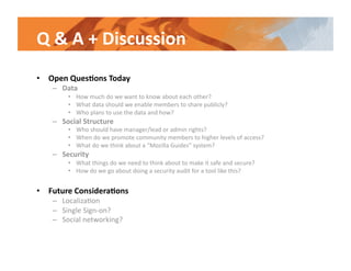 Mozilla Universe - The Mozilla CRM Project