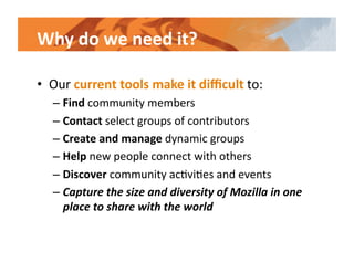 Mozilla Universe - The Mozilla CRM Project