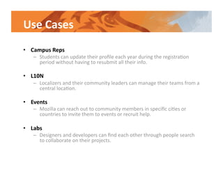 Mozilla Universe - The Mozilla CRM Project