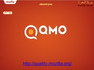 about:you


QMO




      http://quality.mozilla.org/
 