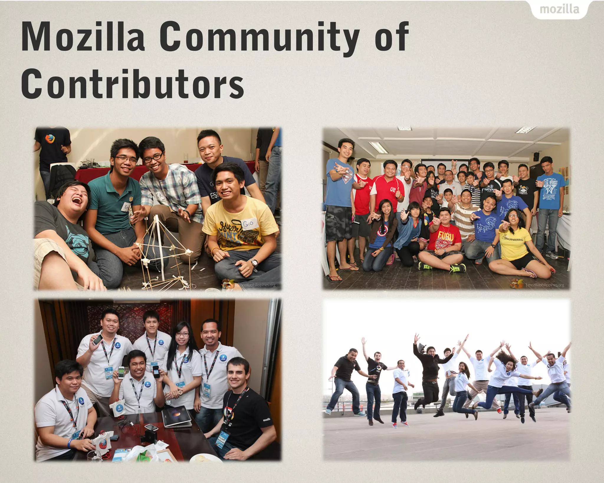 Mozilla Community of 
Contributors 
 