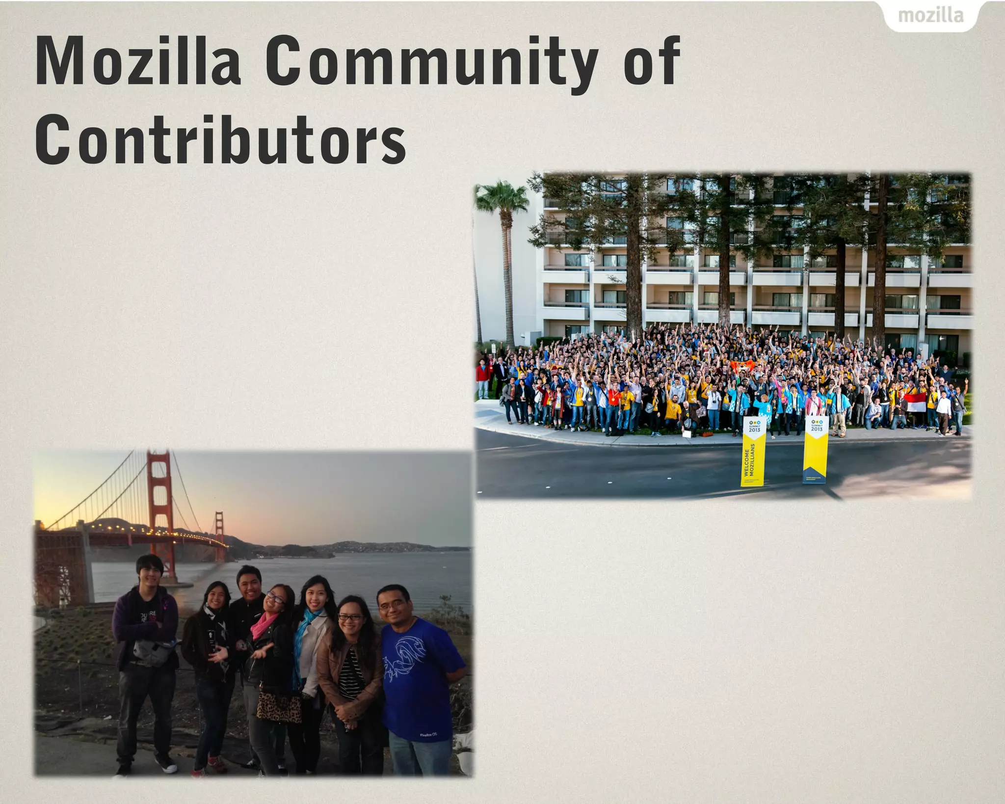 Mozilla Community of 
Contributors 
 