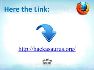 http://hackasaurus.org/
Here the Link:
 