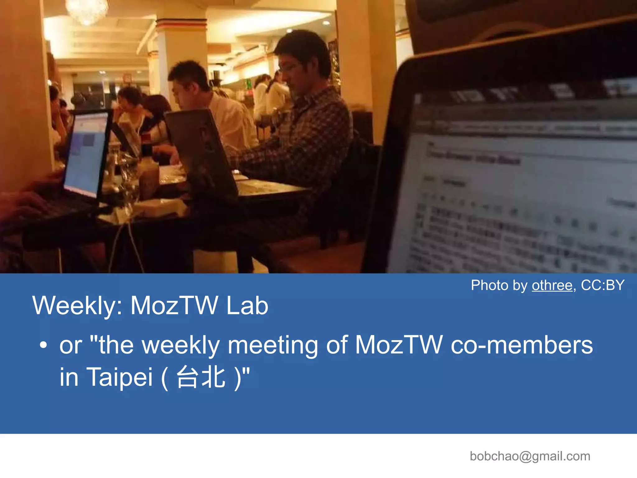 the Status of Mozilla Taiwan (MozTW) Community
