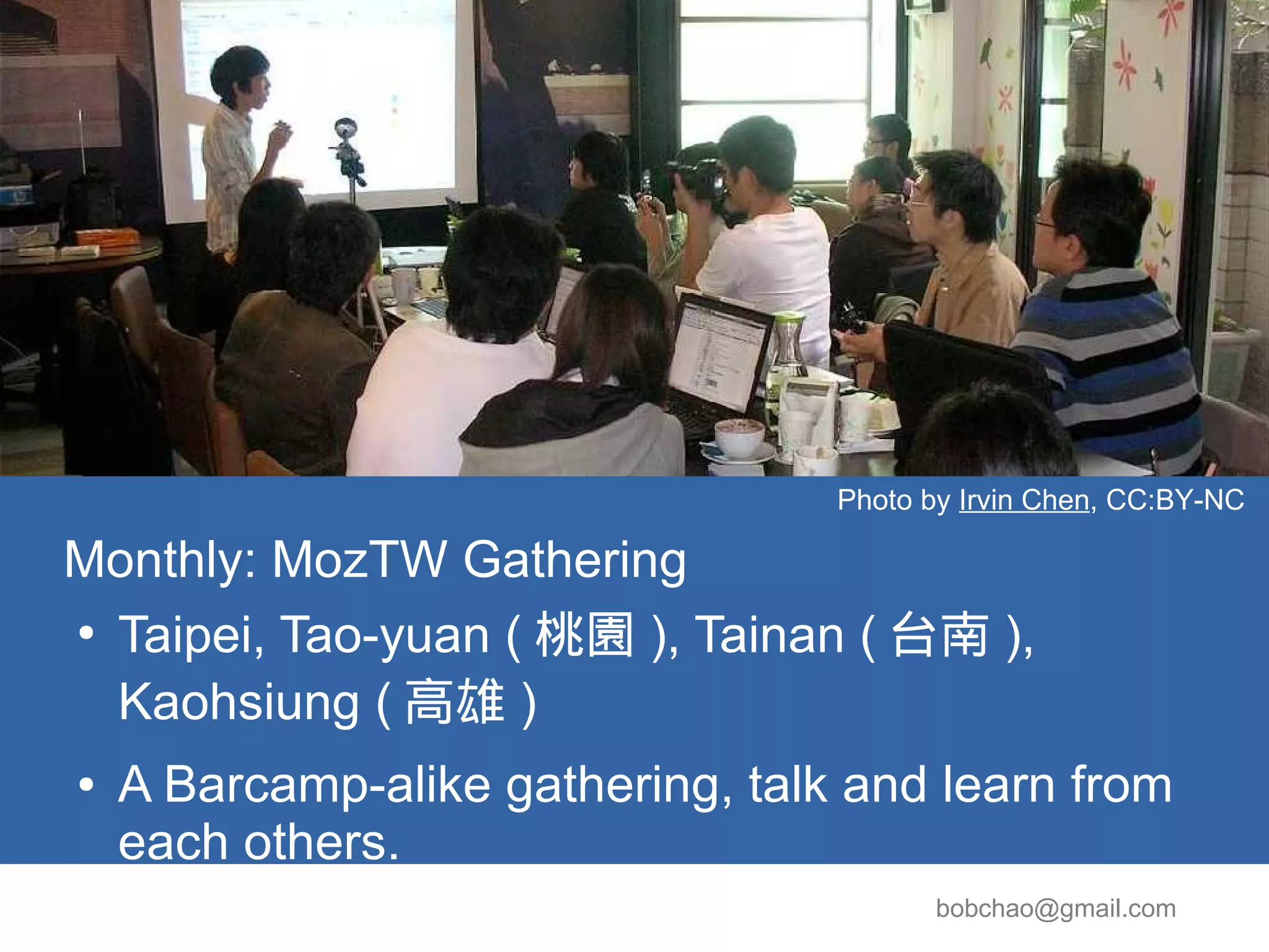 the Status of Mozilla Taiwan (MozTW) Community