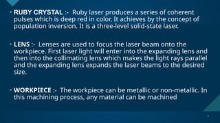 Ruby In Machining Comprehensive Overview of Laser Beam Machining: Principles, Components ...