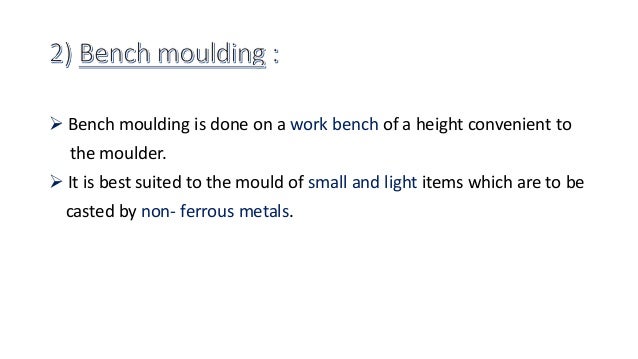Types Of Moulding Processes Used In Casting Mp2
