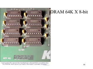 DRAM 64K X 8-bit 
Memori 44 
 