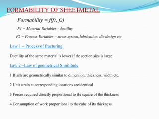 SHEET METAL PROCESS | PPT
