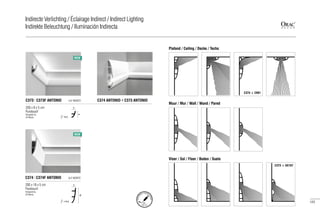 200 x 8 x 5 cm
Purotouch®
Designed by
Ulf Moritz
C373 | C373F ANTONIO C374 ANTONIO + C373 ANTONIOULF MORITZ
200 x 18 x 5 cm
Purotouch®
Designed by
Ulf Moritz
C374 | C374F ANTONIO ULF MORITZ
5
18
=18,6
8
5
=9,5
C374 + C991
C373 + SX167
FORPE
RFECT INSTAL
LATION
pg.
150-151
NEW
NEW
123
Indirecte Verlichting / Éclairage Indirect / Indirect Lighting
Indirekte Beleuchtung / Iluminación Indirecta
Plafond / Ceiling / Decke / Techo
Muur / Mur / Wall / Wand / Pared
Vloer / Sol / Floor / Boden / Suelo
 