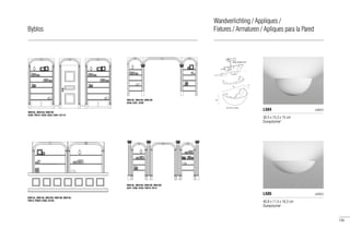 Byblos
M9010L, M9010A, M9010R
D200, P9010, D300, D503, D504, SX118
M9010L, M9010A, M9010R, M9010B, M9010C
P9010, P9020, D506, SX105
M9010L, M9010A, M9010R
K200, K201, D320
M9010L, M9010A, M9010R, M9010B
K201, K200, K202, P9010, D310
30,5 x 15,3 x 15 cm
Duropolymer®
L504 LUXXUS
40,8 x 11,5 x 16,3 cm
Duropolymer®
L505 LUXXUS
A x B x C (cm)
lamp holder E27
A
C
B
135
Wandverlichting / Appliques /
Fixtures / Armaturen / Apliques para la Pared
 