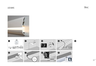 15à20cm
5cm
15à20cm
IL004-013
IL004-010
LED b
5 cm
LED
LED DRIVER
LED DRIVER
moulding
IL004-008
C361 C3
60W
IN: 240 VAC
OUT: 24 VDC
IL004-013
LED
LED bar
driver > LED bar
max. 500 cm*
driver > LED bar
max. 500 cm*
*max. =1x IL004-010 + 4x IL004-005
+_
IL004-010
60W
IN: 240 VAC
OUT: 24 VDC
+_
DECOFIX
PRO
CLICK
CLICK
24 hrs
LED BAR LED BARCLICK
CLICK
5
: 26 cm) / IL004-002 (L: 114,5 cm)
n LED bars: max. 12m interconnected/driver
en LED bars: max. 6m interconnected/driver
: 26 cm) / IL004-007 (L: 114,5 cm)
5cm
8 cm
14cm
C364
+Vfix
LED BAR 2
LED BAR 2
LED BAR 3
LED BAR 3
1
moulding
IL004-008
2
3
8
5
LED BAR 3
moulding
IL004-008
2
3
8
5
DECOFIX
PRO
DECOFIX
PRO
230V
24V
IP
20
IP
50
IP
67
IP
20
230V
general electricity
lamps
security/safety
in/excluded
by electrician turn OFF electricityswitch ON switch OFF hot surface check OK!
50Hz 50Hz
220V
240V
50Hz
230V
240V
50Hz
MAX
150W
DC
240V
T5 HE
G5
T5 HE
G5
F
incl
excl
incl
excl
incl
A60
E27
TC-D
G24d
incl
incl
excl
incl
excl
OFF
H
O
T
12V
24V60W
ON
24V
IP
20
IP
50
IP
67
IP
20
230V
general electricity
lamps
security/safety
in/excluded
by electrician turn OFF electricityswitch ON switch OFF hot surface check OK!
50Hz 50Hz
220V
240V
50Hz
230V
240V
50Hz
MAX
150W
DC
240V
T5 HE
G5
T5 HE
G5
F
in
ex
OFF
H
O
T
12V
24V60W
ON
CLICK
24 hrs
LED BAR 1
LED DRIVER
IL004-013
CLICK
24 hrs
IL004-010
+_
LED BAR LED BARCLICK
CLICK
driver > LED bar
max. 500 cm*
*max. =1x IL004-010 + 4x IL004-005
24V
IP
20
IP
50
IP
67
IP
20
230V
960°
EVG DIMM
DALI
general electricity
lamps
security/safety
in/excluded
power cord electr. transformer
by electrician turn OFF electricityswitch ON
specifications
installation
830° daylight
865°
cool white
840°
white
835°
warm white
830°
switch OFF hot surface check OK!
LOW
ENERGY 10.000 hrs
switch button
dimbaar
uplight downlight
110°
>20.000 hrs
Microlynx
15.000 hrs2.500 hrs
50Hz 50Hz
220V
240V
50Hz
230V
240V
50Hz
MAX
150W
DC
electr. ballast
niet dimbaar
vaste lichtsterkte
LED
240V
EVGET
electr. transformer
dimmable
electr. ballast
dimmable
EVG
DIMM
ET
DIMM
ET ET
DIMM
EVG EVG
DIMM
G4
G4
T5 HE
G5
T5 HE
G5
IL110
10W
12V
10W
12V
Microlynx
Microlynx
F
incl
incl
TRANSFO
incl
incl
incl
incl
incl
incl
excl
excl
excl
excl
excl
excl
NO DIMM
DIMM
3-100%
incl
excl
incl
excl
incl
A60
E27
TC-D
G24d
incl
incl
excl
incl
excl
incl
excl
incl
excl
incl
excl
incl
incl
excl
T32 max60W E27
L103 Ø 33
T32
E27
excl
T32
E27
DALI
EVG DIMM
OFF
TRANSFO
excl
H
O
T
12V
24V60W
ON
35.000 hrs 30.000 hrs
3200K 2700K
100Lm/m 500Lm/m
warm
white
230V
1
6
2
7
3
8
4
9
5
153
LED BARS
 