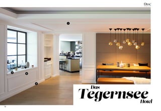 Tegernsee
— D	
Tegernsee
Das
Hotel
1
2
3
4
18
 