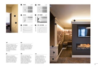 SX118	 p. 1163
P8030	 p. 102
G72 SMILE	 p. 72
designedbyUlfMoritz
2
5
P9010	 p. 1041
C371 SHADE	 p. 66
G73 | G74 CURL	 p. 72
designedbyUlfMoritzdesignedbyUlfMoritz
4
6
1
2
3
4
5
6
4
51
es
Gracias a la sofisticada
combinación de las molduras
de Orac Decor®
con los
divertidos elementos de Ulf
Moritz, los huéspedes del
hotel más antiguo de La Haya
encuentran aquí un oasis de
lujo, opulencia y belleza.
de
Dank dem vielseitigen Mix
aus Orac Decor®
-Profilen und
üppigen Ulf-Moritz-Elementen
werden die Hotelgäste in
der ältesten Herberge Den
Haags in einem Ambiente von
Luxus, Pracht und Schönheit
willkommen geheißen.
en
Thanks to the rich mix of Orac
Decor®
mouldings and playful Ulf
Moritz elements, hotel guests at
the oldest inn of The Hague are
welcomed in luxury, opulence
and beauty.
fr
Grâce à la combinaison
abondante de profils Orac
Decor®
et d'éléments Ulf Moritz
extravagants, les hôtes de la
plus ancienne auberge de La
Haye sont accueillis dans la
beauté, le luxe et la volupté.
nl
Dankzij de rijkelijke mix van
Orac Decor®
profielen en frivole
Ulf Moritz elementen, worden
de hotelgasten, in de oudste
herberg van Den Haag, in
luxe, weelde en schoonheid
ontvangen.
 