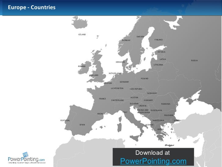 powerpoint europe map