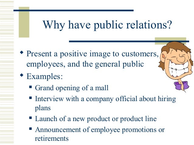 Public relation and publicity
