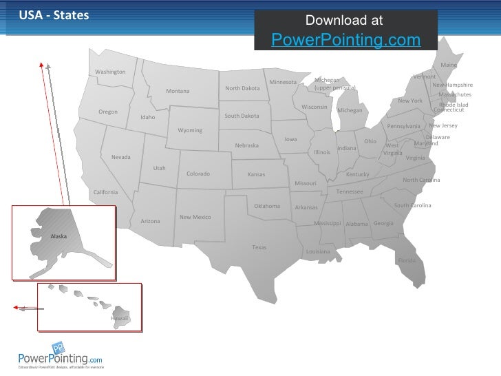 powerpoint usa map
