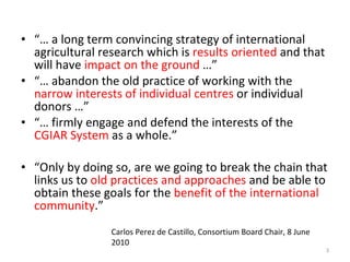 More meat, milk and fish by and for the poor (A CGIAR Megaprogram)