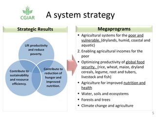 More meat, milk and fish by and for the poor (A CGIAR Megaprogram)