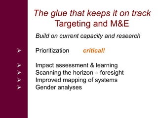 Shaping a new CGIAR Mega Program on Livestock and Fish: The Proposals 